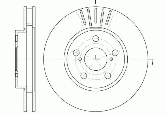 REMSA 6541.10 Тормозные диски