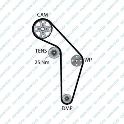 DAYCO 94730 Ремень ГРМ
