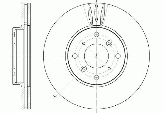 Remsa 6641.10 Тормозные диски