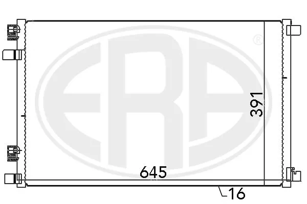 ERA 667021 Радиатор кондиционера