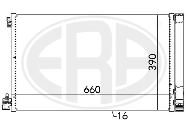 Era 667049 Радиатор кондиционера