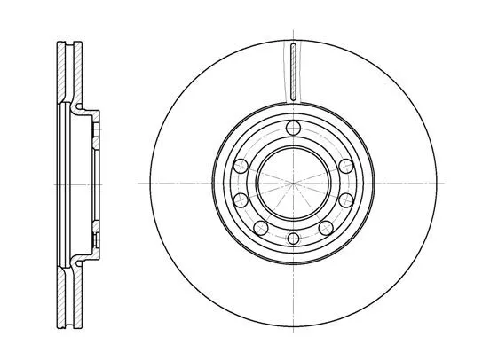 Remsa 6689.10 Тормозные диски