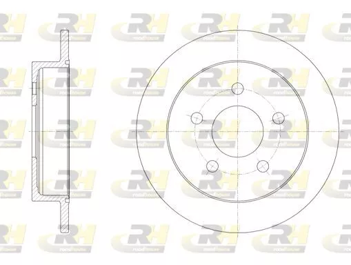 ROADHOUSE 671900 Тормозные диски