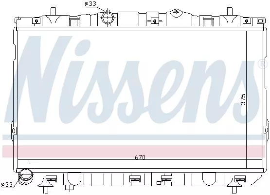 Nissens 67469 Радіатор охолодження двигуна