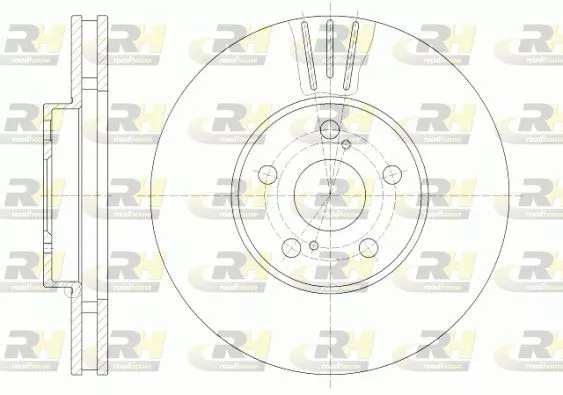 ROADHOUSE 681910 Тормозные диски