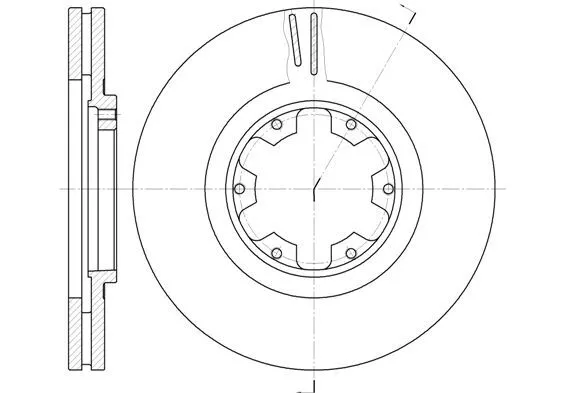 Remsa 6899.10 Тормозные диски