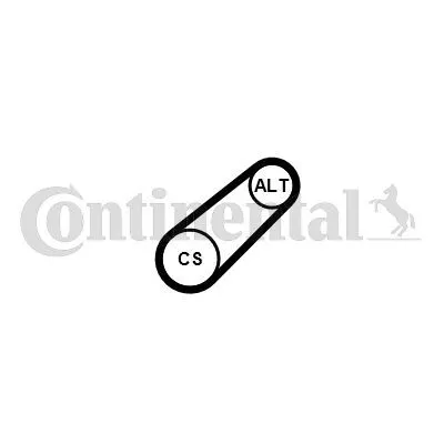 Contitech 6PK701 ELAST Ремень генератора
