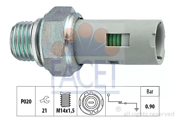 FACET 7.0153 Датчик давления масла