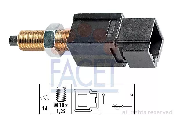 FACET 7.1052 Вимикач ліхтаря сигналу гальмування