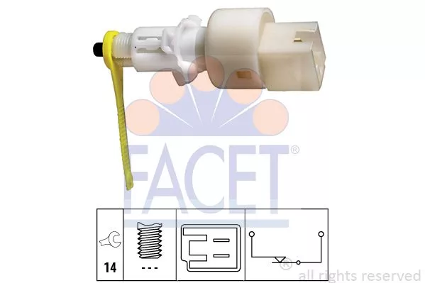 FACET 7.1153 Вимикач ліхтаря сигналу гальмування