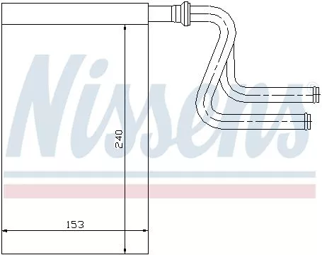 Nissens 71745 Радиатор печки