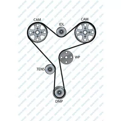 DAYCO 94539 Ремень ГРМ