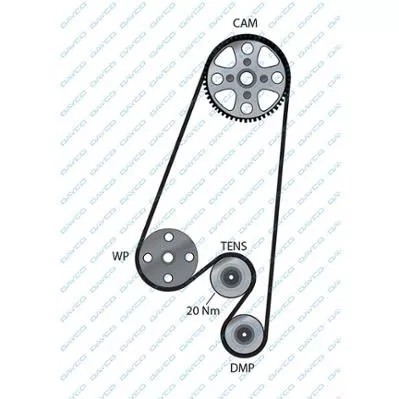 DAYCO 94080 Ремень ГРМ