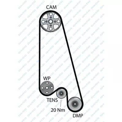DAYCO 94169 Ремень ГРМ