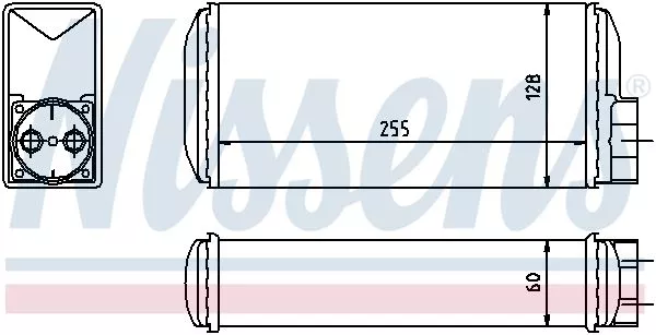 Nissens 73650 Радіатор печі