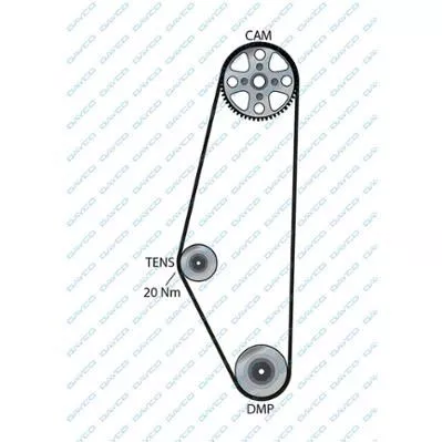DAYCO 94080 Ремень ГРМ