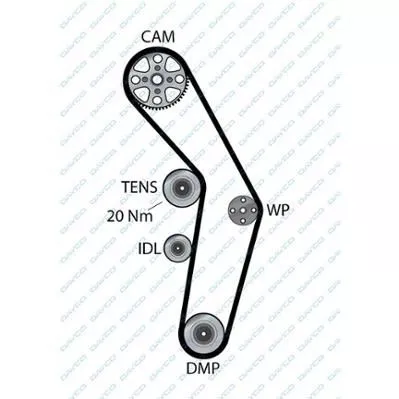 DAYCO 94730 Ремень ГРМ