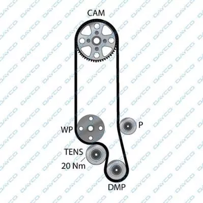 DAYCO 941013 Ремень ГРМ