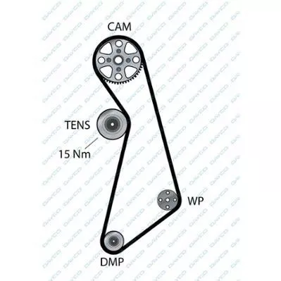 DAYCO 94730 Ремень ГРМ