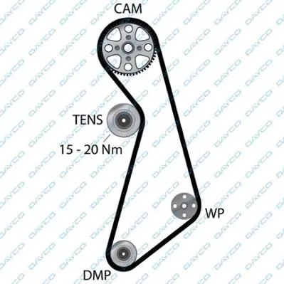 DAYCO 94730 Ремень ГРМ