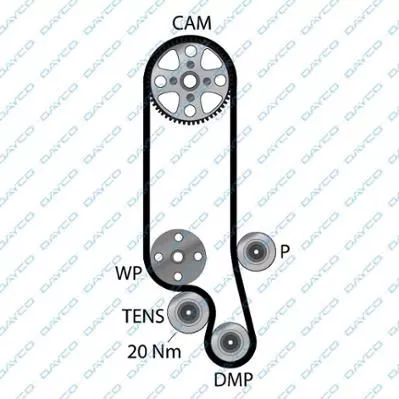 DAYCO 941013 Ремень ГРМ
