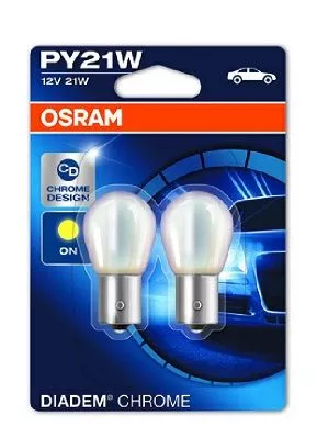 Лампа Osram Diadem Chrome PY21W 12V 21W 7507dc02b