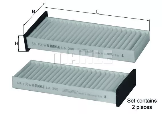 KNECHT LA296/S Фільтр салону