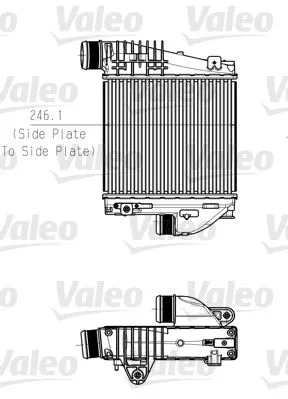 VALEO 818290 Интеркулер