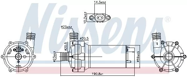 Nissens 831062 Помпа