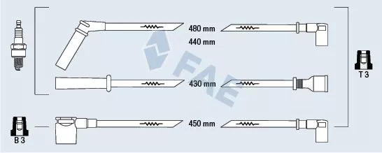 Fae 83561 Провода зажигания