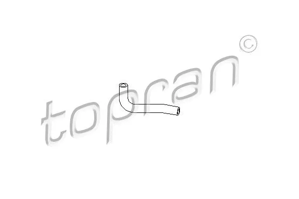 TOPRAN 100717 Патрубок радиатора