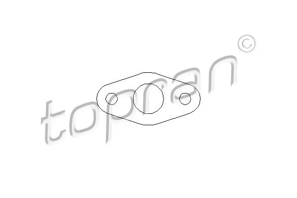 TOPRAN 111936 Прокладка турбіни