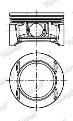 Nural 87-447800-00 Поршень