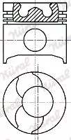 Nural 87-422307-00 Поршень