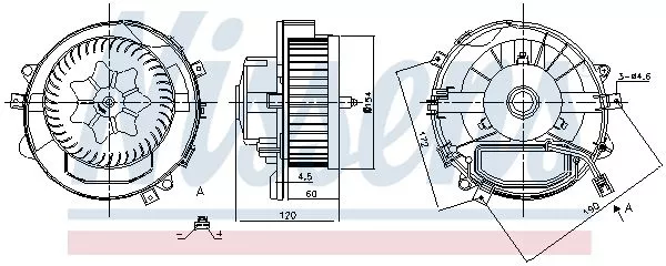Nissens 87426 Вентилятор салона