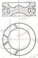 Nural 87-443108-00 Поршень