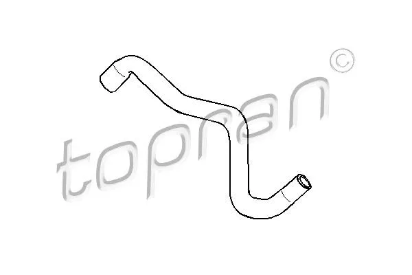 TOPRAN 108312 Патрубок радиатора