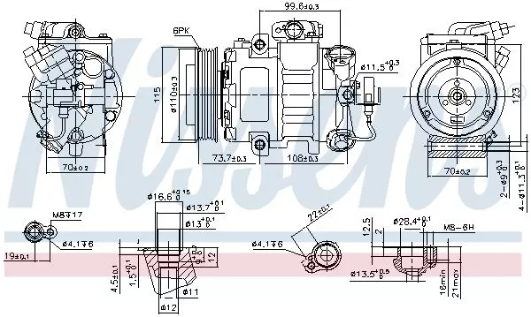 Nissens 89026 Компрессора кондиционера
