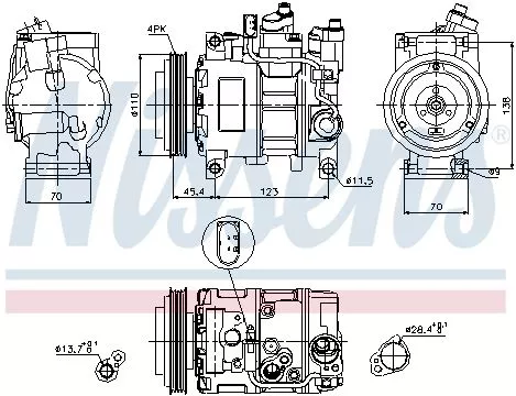 Nissens 89049 Компрессора кондиционера