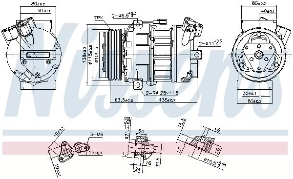 Nissens 890656 Компрессора кондиционера