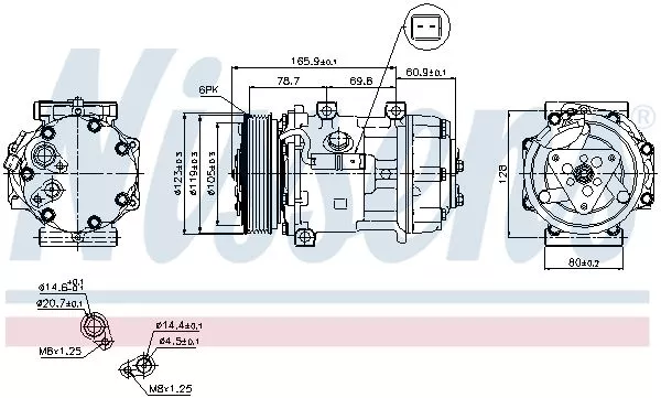 Nissens 89136 Компрессора кондиціонера