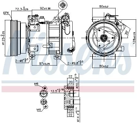 Nissens 89148 Компрессора кондиционера