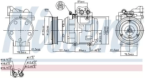 Nissens 89153 Компрессора кондиционера