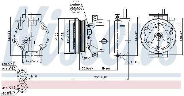 Nissens 89221 Компрессора кондиционера