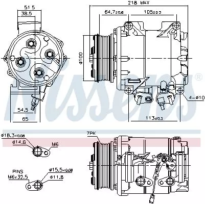 Nissens 89242 Компрессора кондиционера