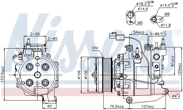 Nissens 89246 Компрессора кондиционера