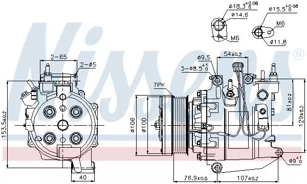 Nissens 89247 Компрессора кондиционера