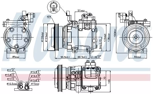 Nissens 89286 Компрессора кондиционера