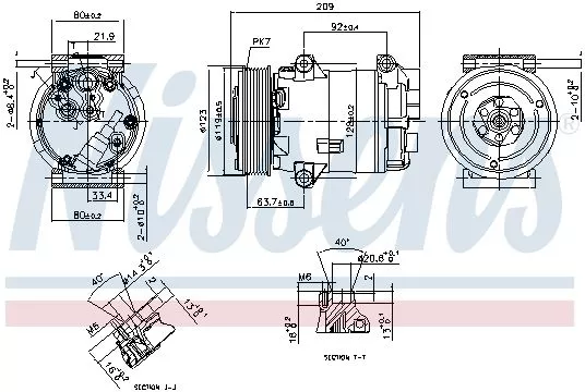 Nissens 89323 Компрессора кондиционера