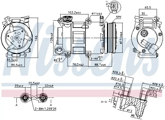 Nissens 89327 Компрессора кондиционера